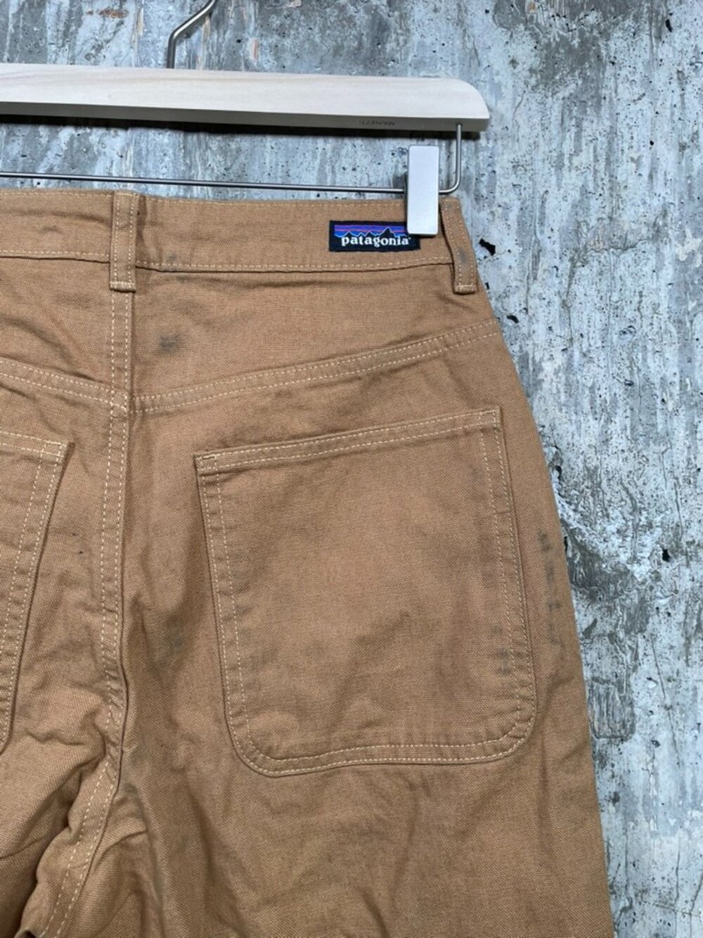 PATAGONIA Women's Point Reyes Canvas Wide-Leg Pants Size 4 in Nest Brown - Picture 4 of 7